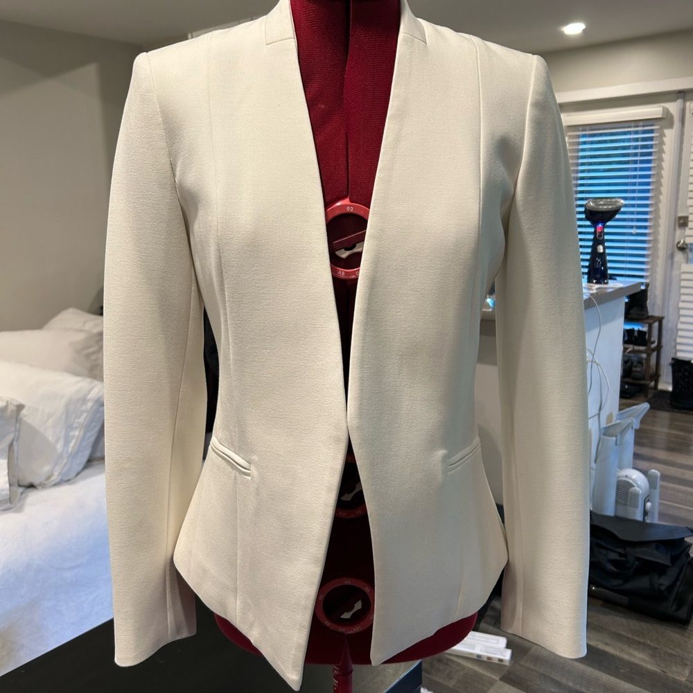 Armani Exchange Women's Cream Blazer